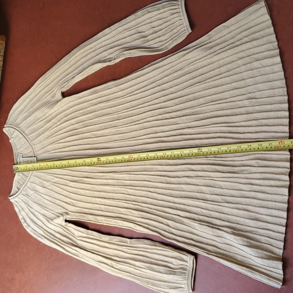 textured swing sweater dress - Picture 3 of 5